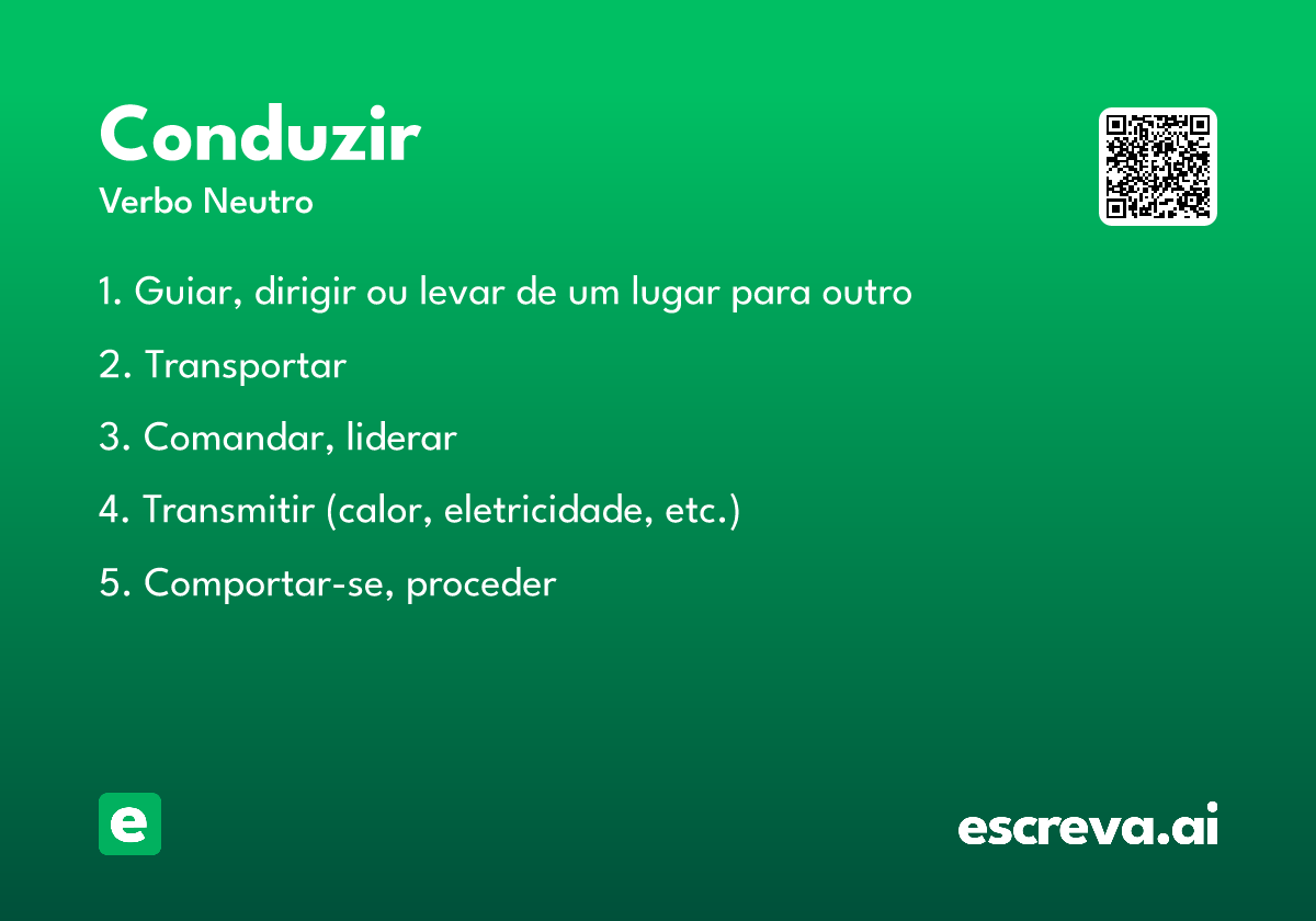 conduzir