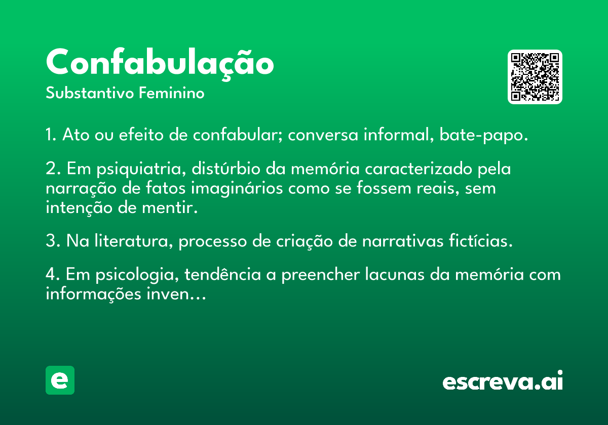 confabulação