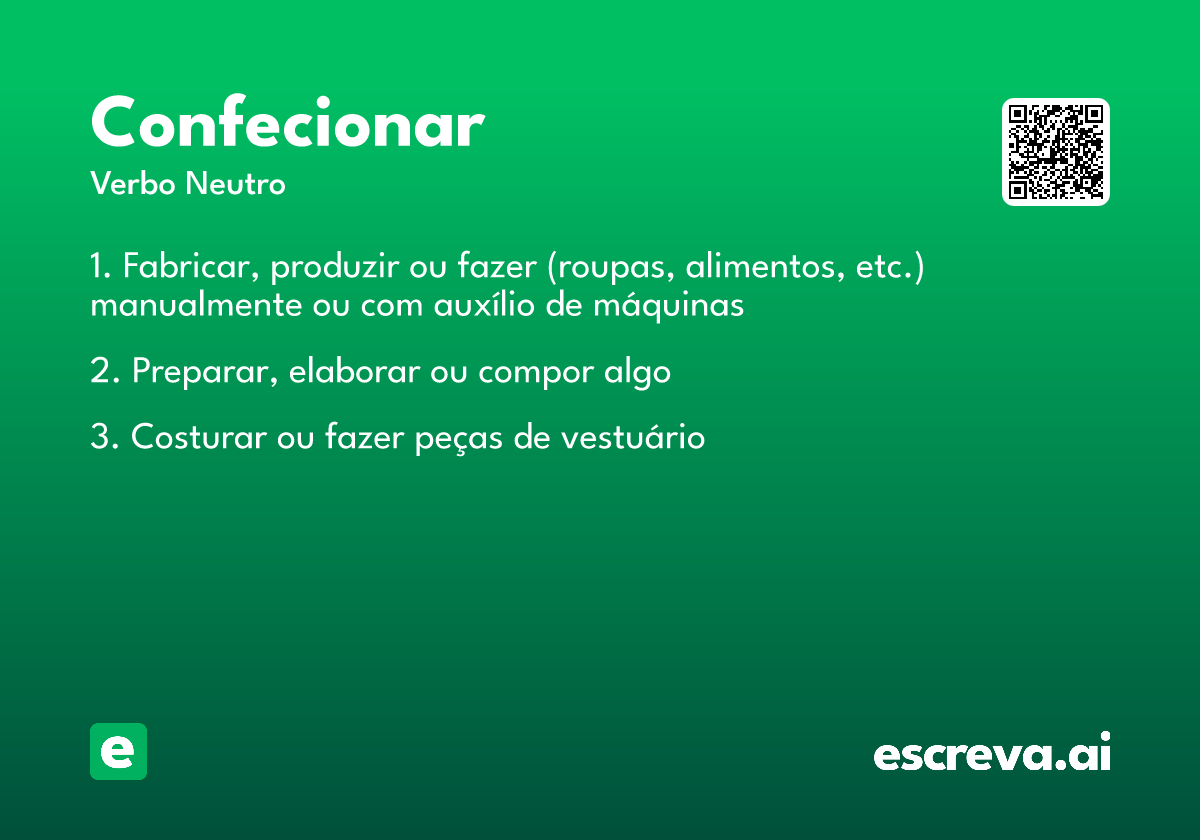 confecionar