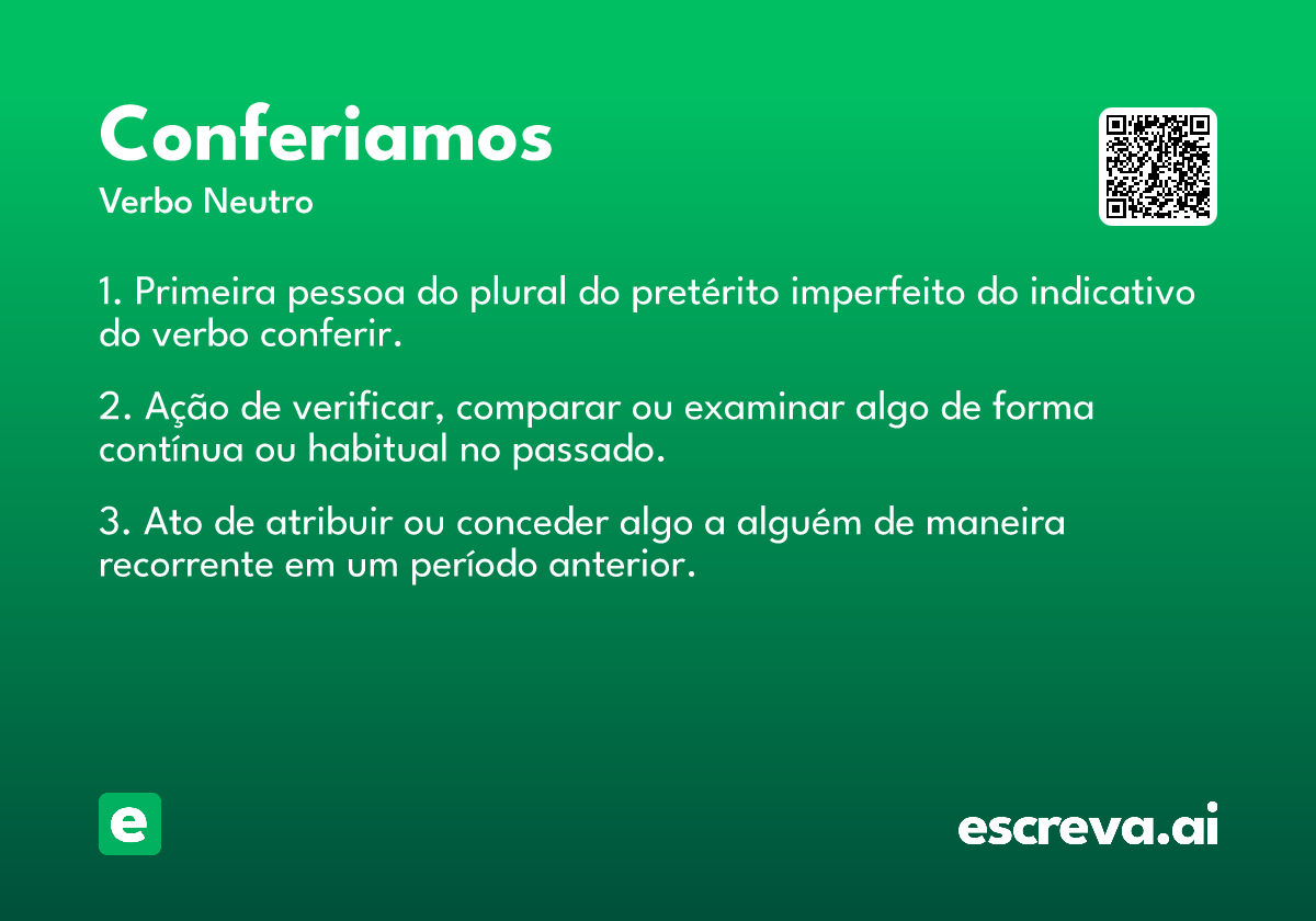 conferiamos