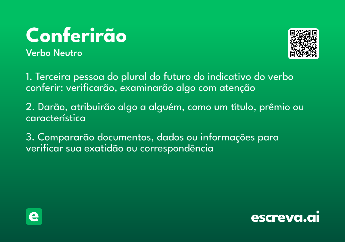 conferirão