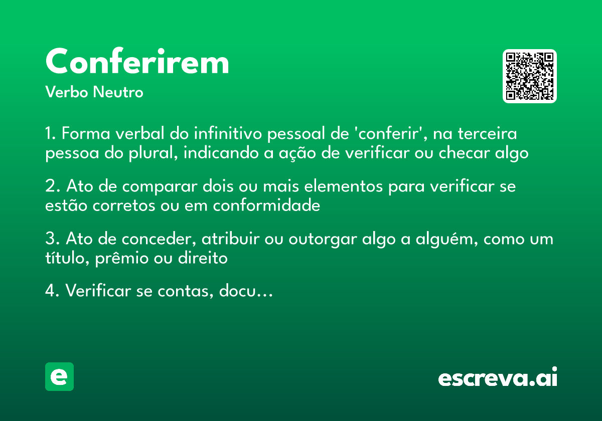 conferirem