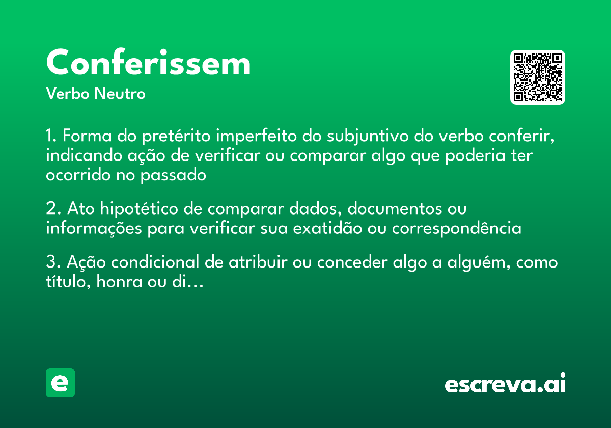 conferissem