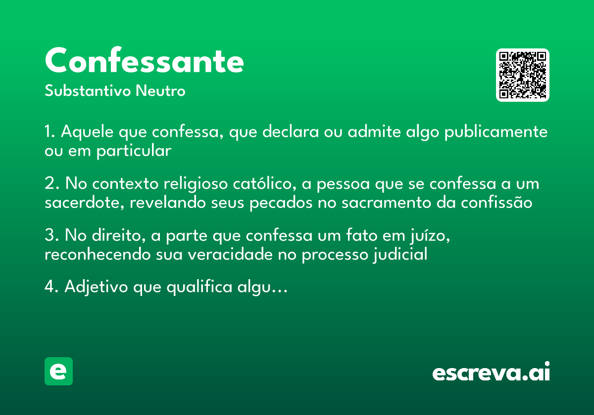confessante