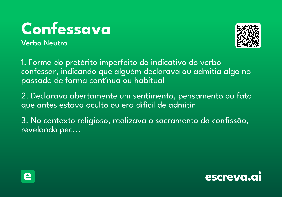 confessava