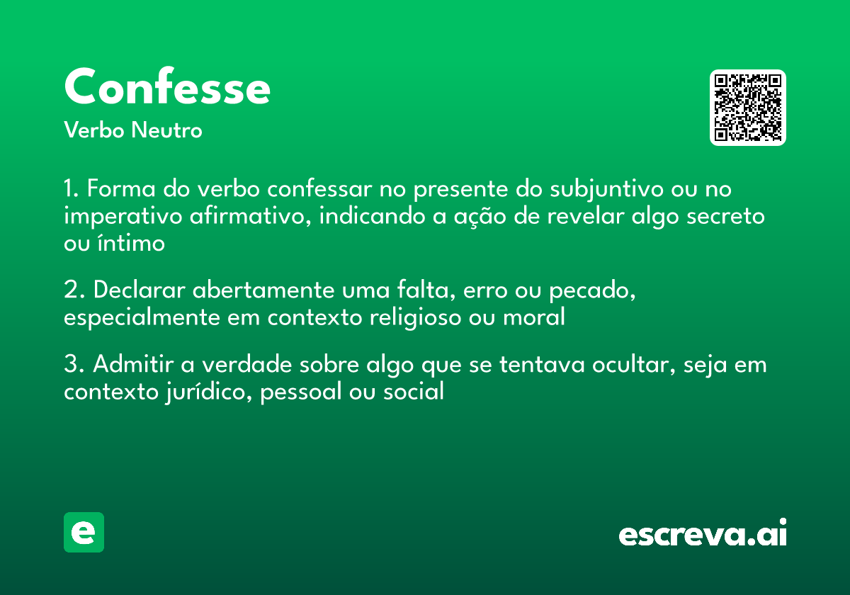 confesse