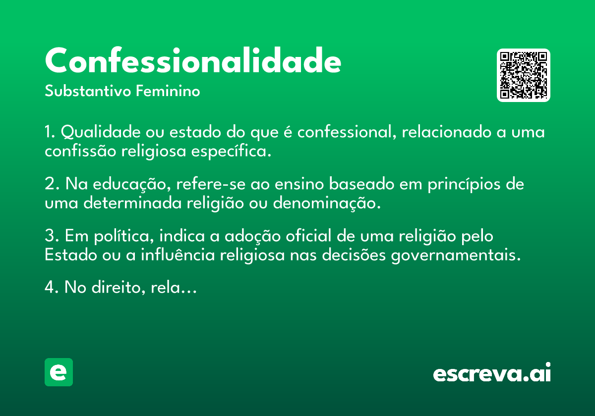 confessionalidade