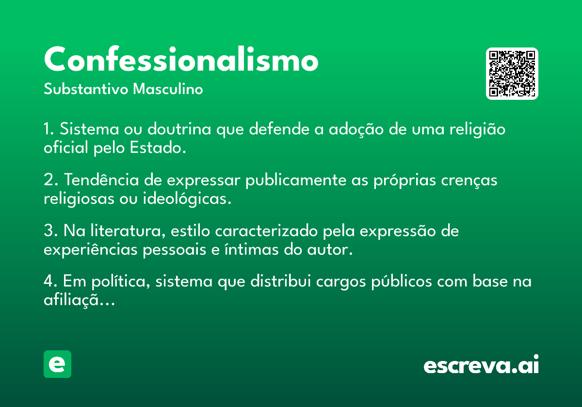 confessionalismo