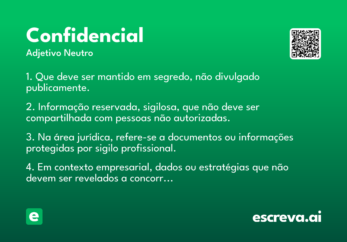confidencial