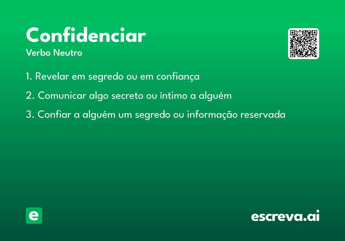 confidenciar