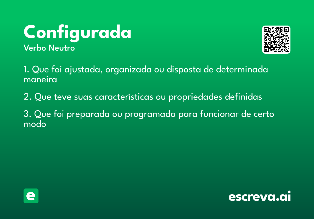configurada