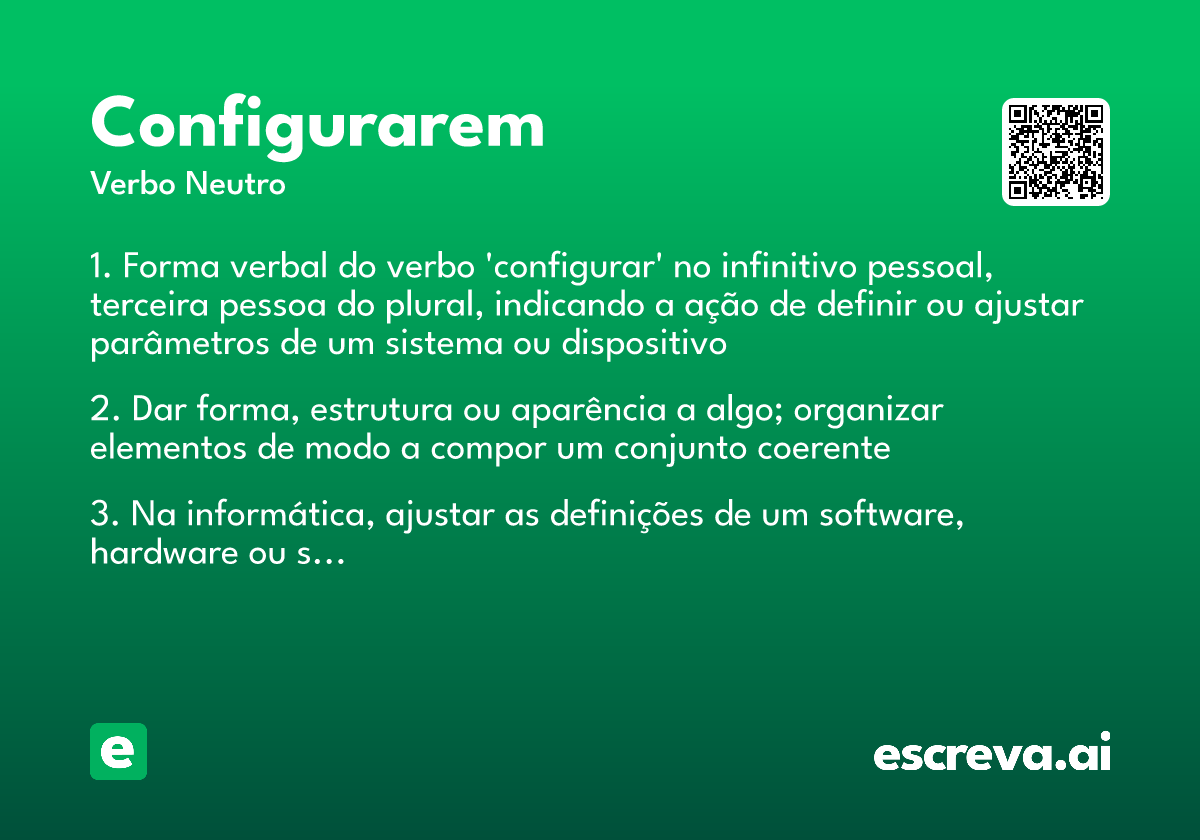 configurarem