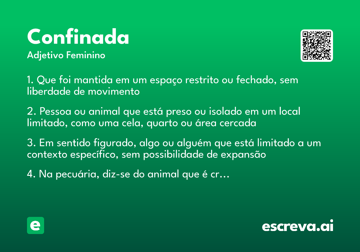 confinada