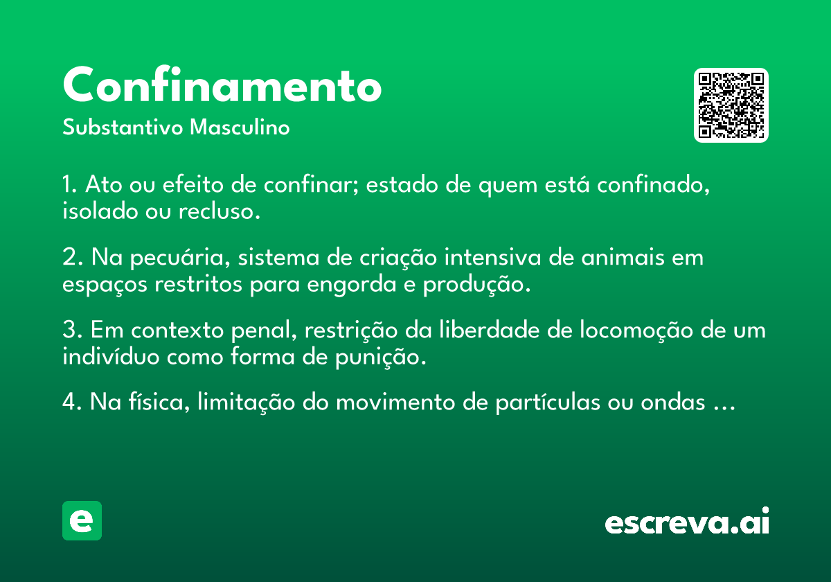 confinamento