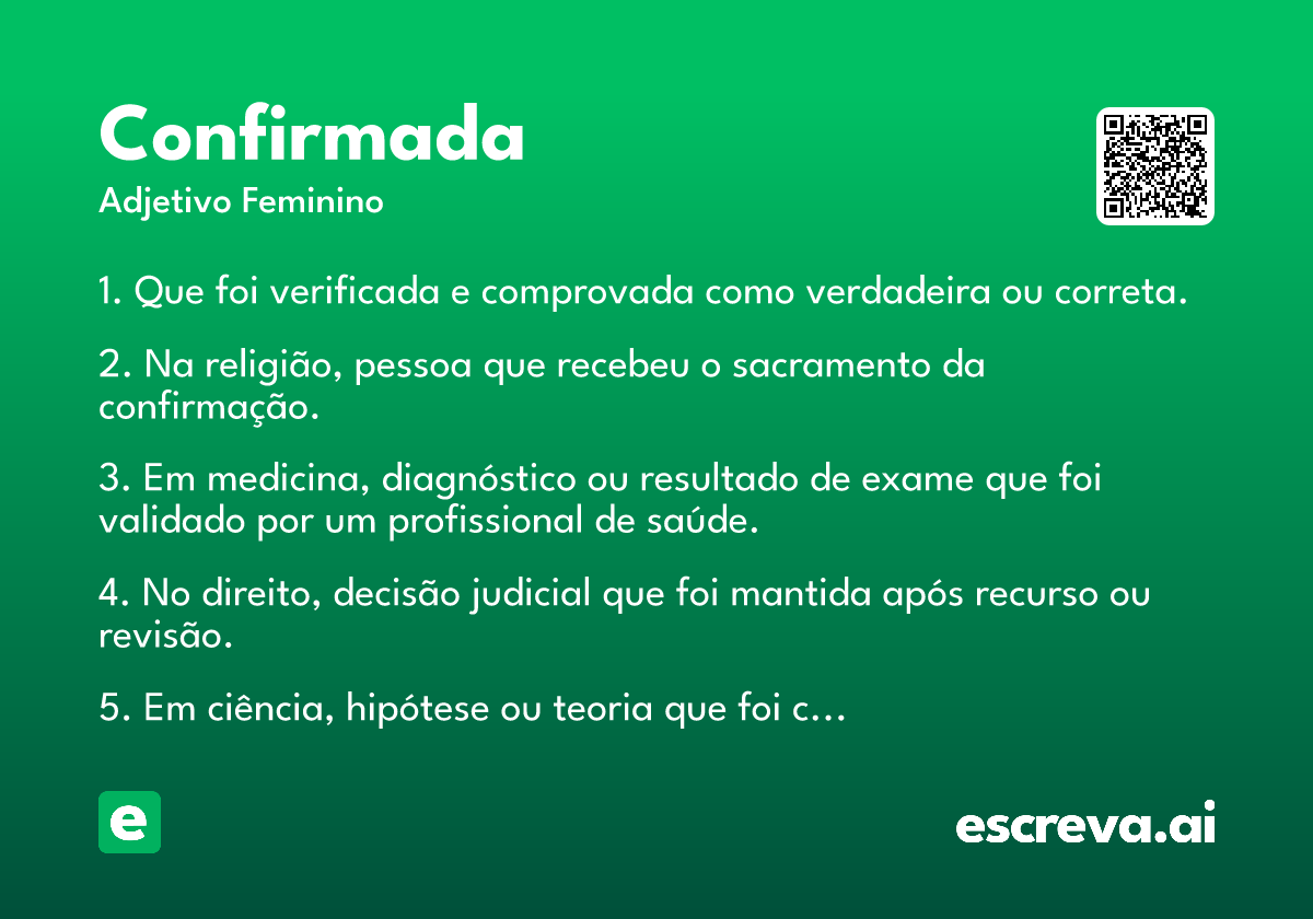 confirmada