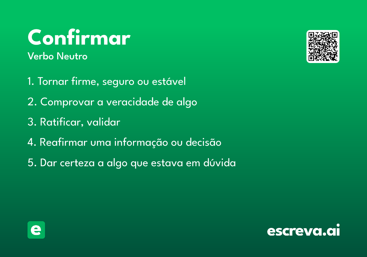 confirmar