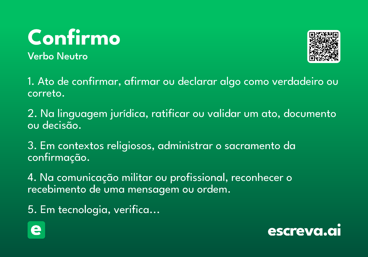 confirmo