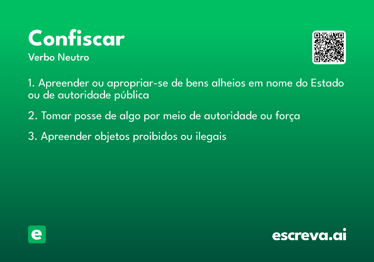 confiscar