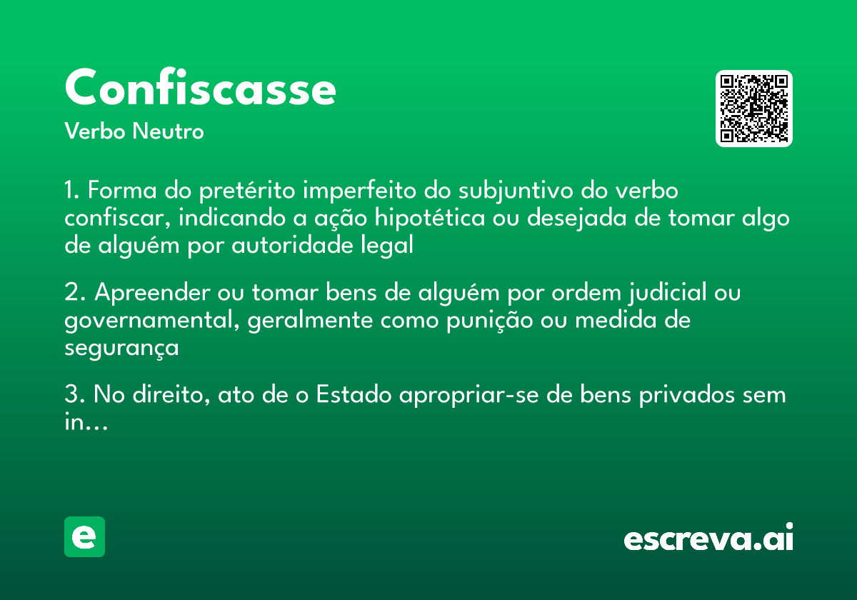 confiscasse
