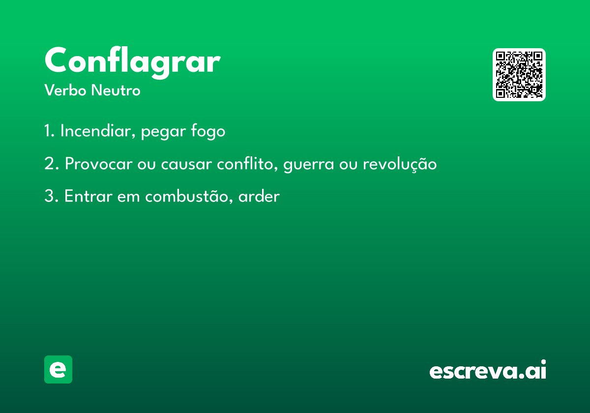 conflagrar