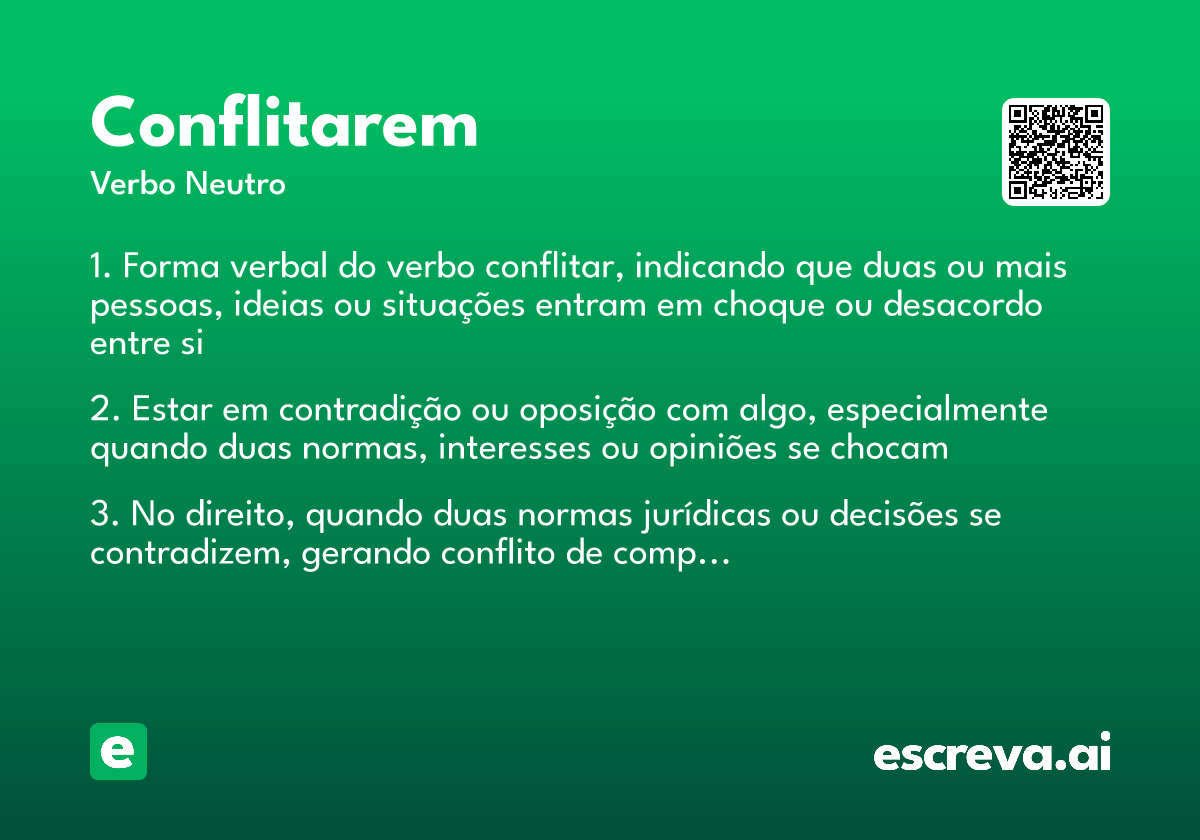 conflitarem