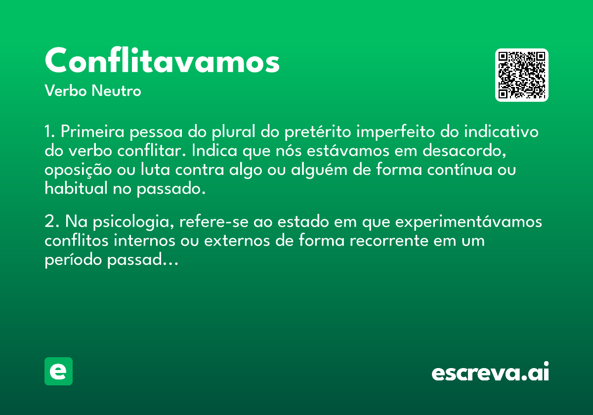 conflitavamos