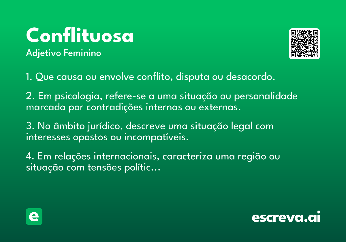 conflituosa