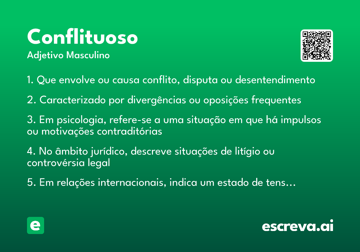conflituoso