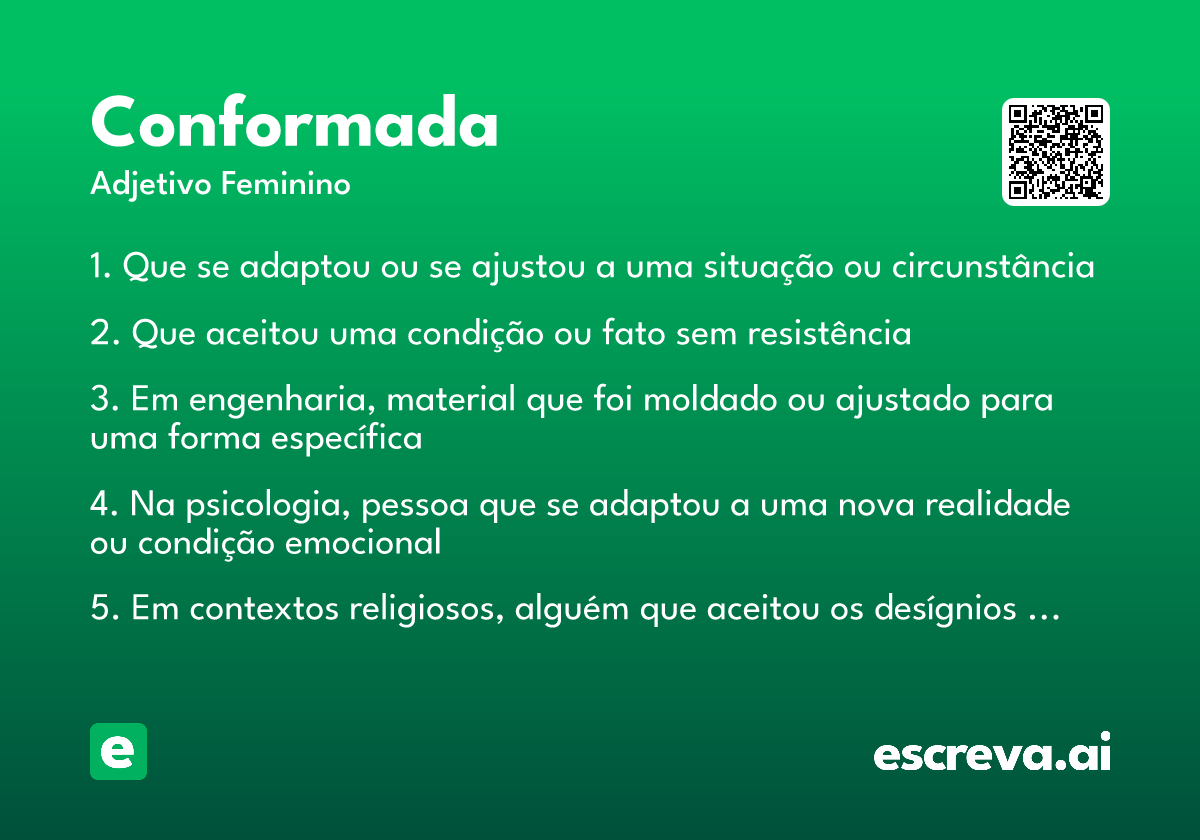 conformada