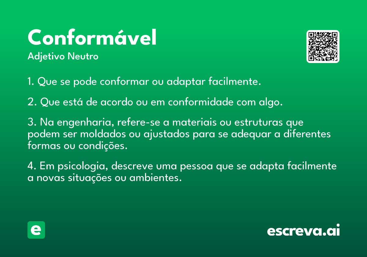 conformável