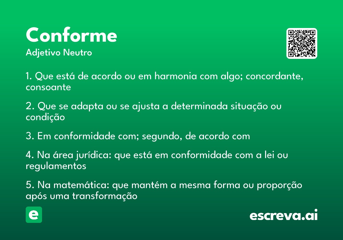 conforme