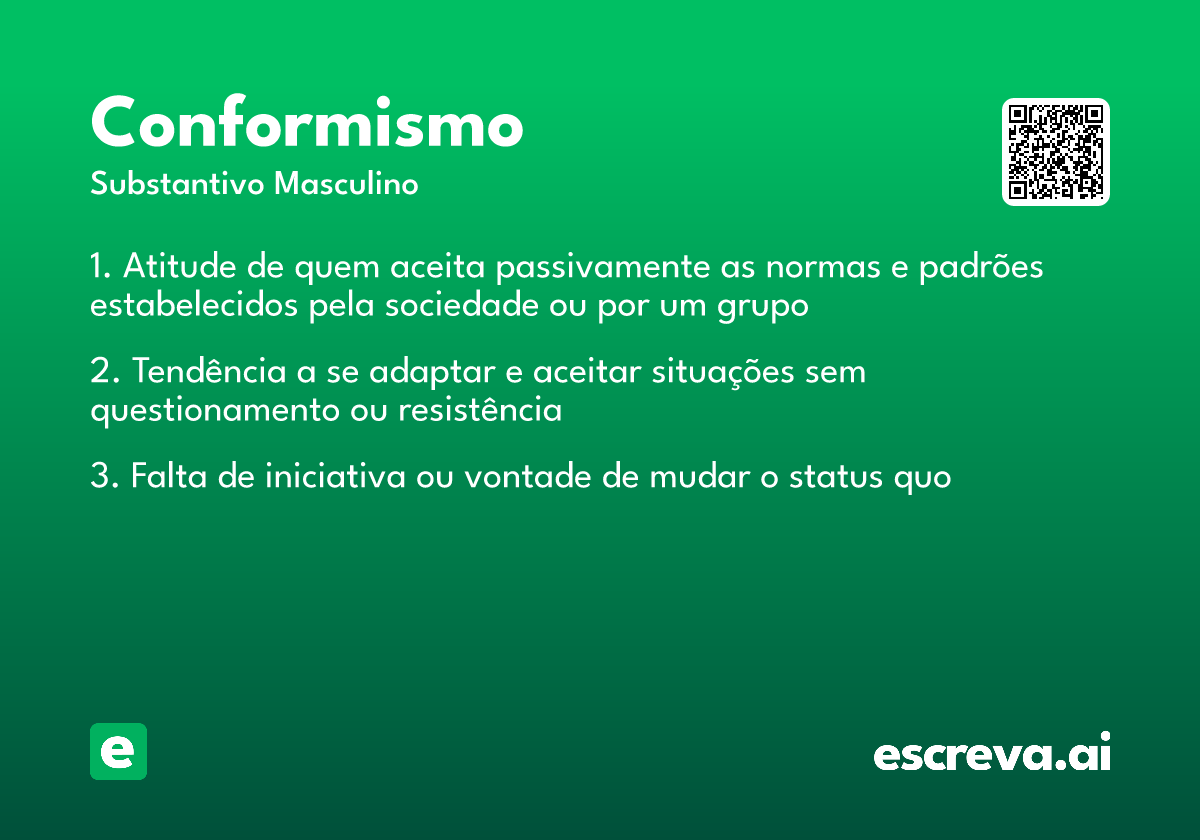 conformismo