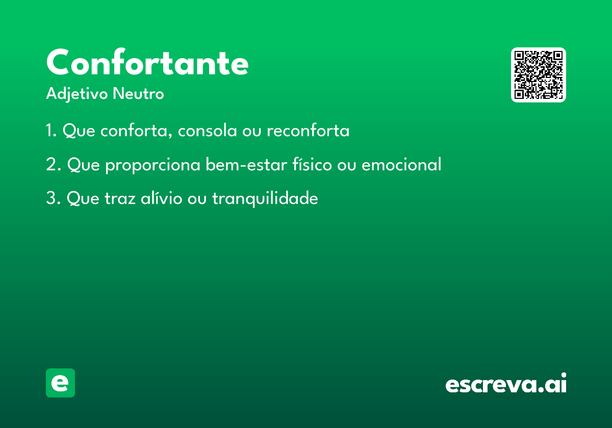 confortante