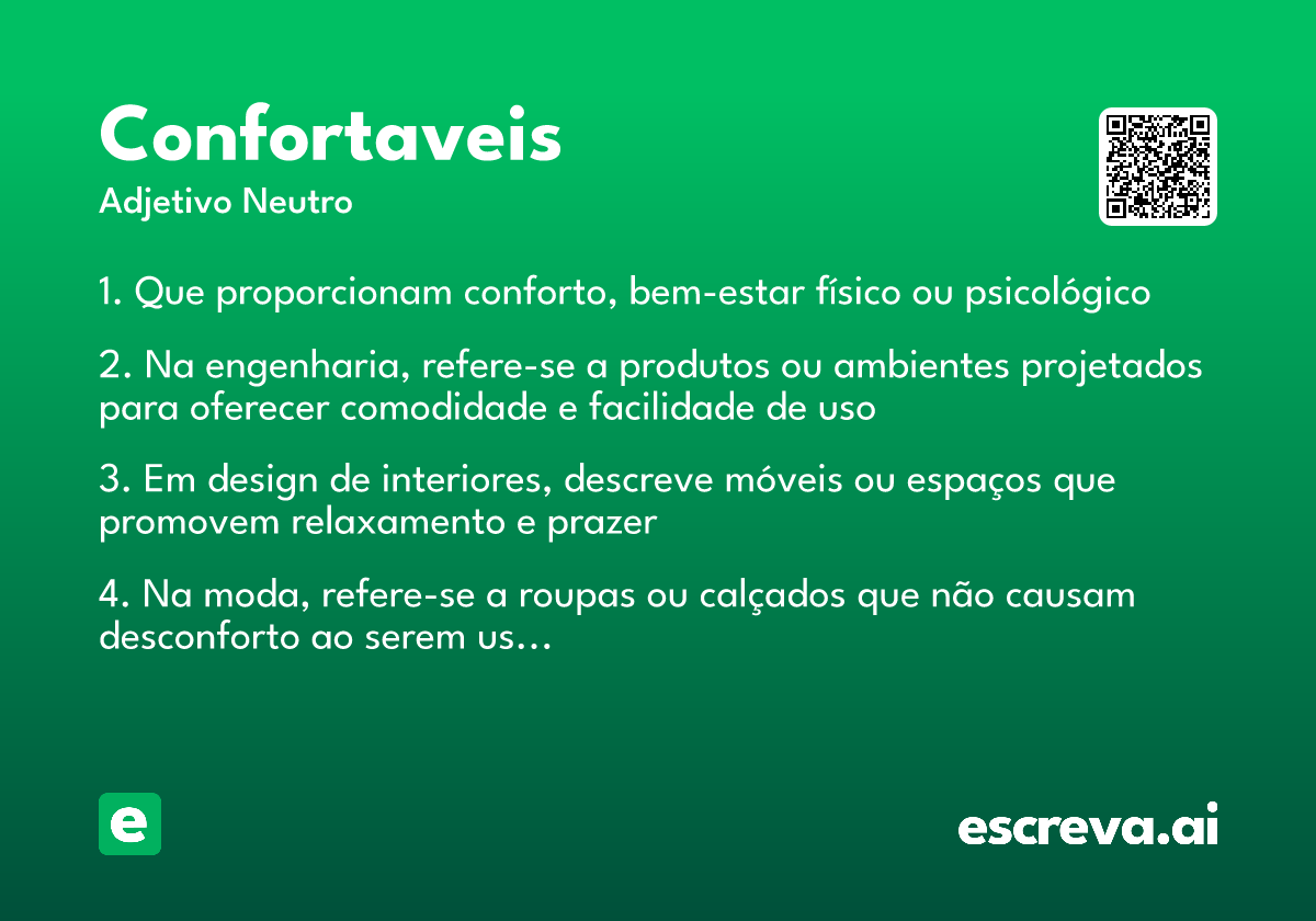 confortaveis