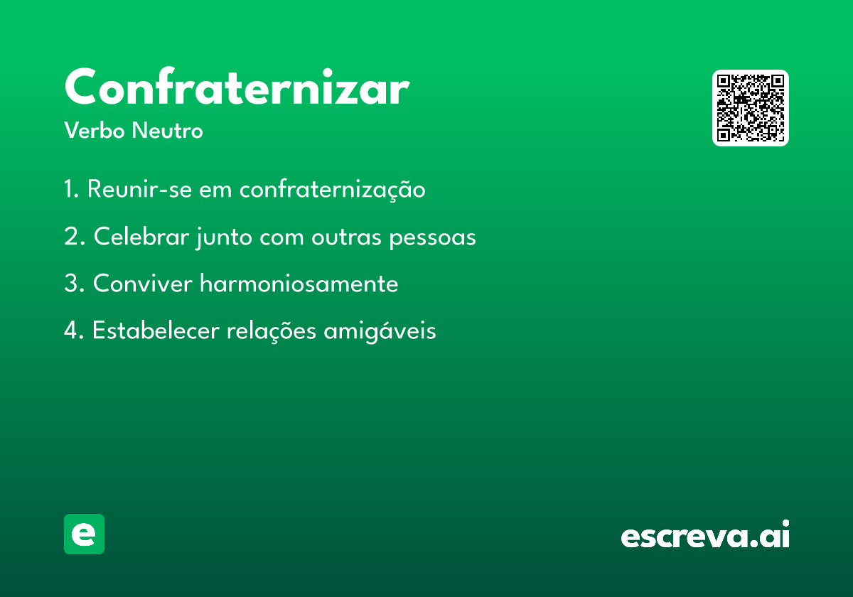 confraternizar