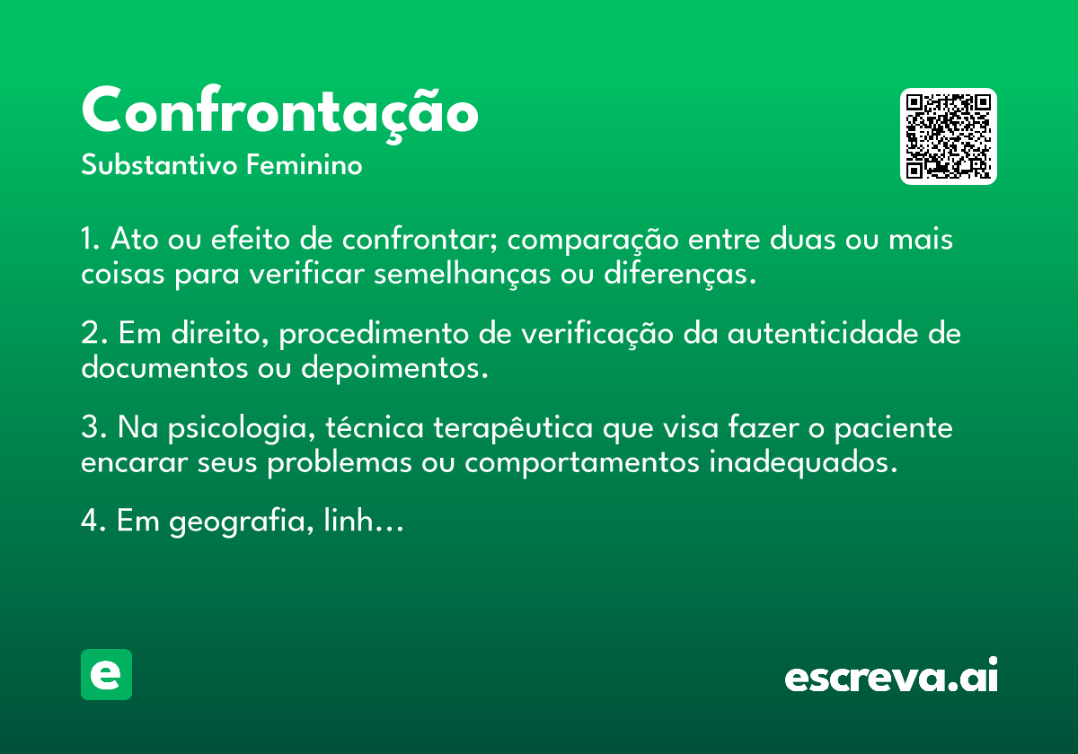 confrontação