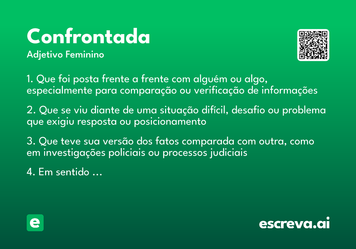 confrontada