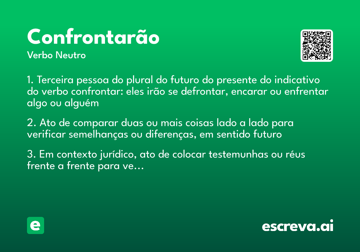 confrontarão