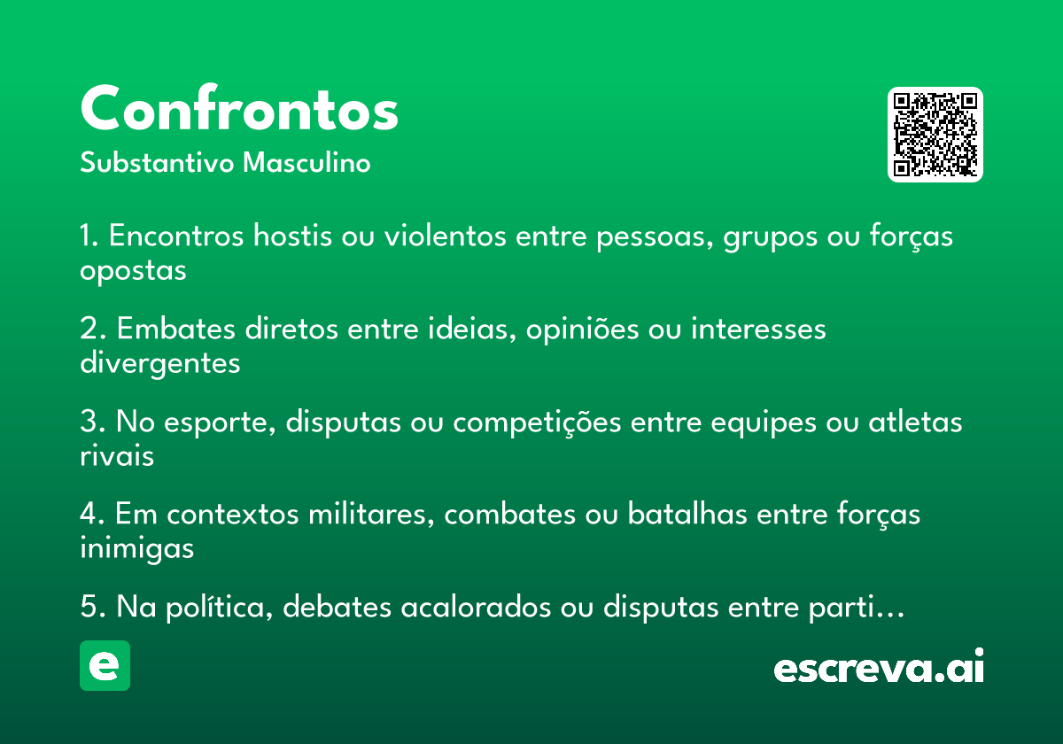 confrontos
