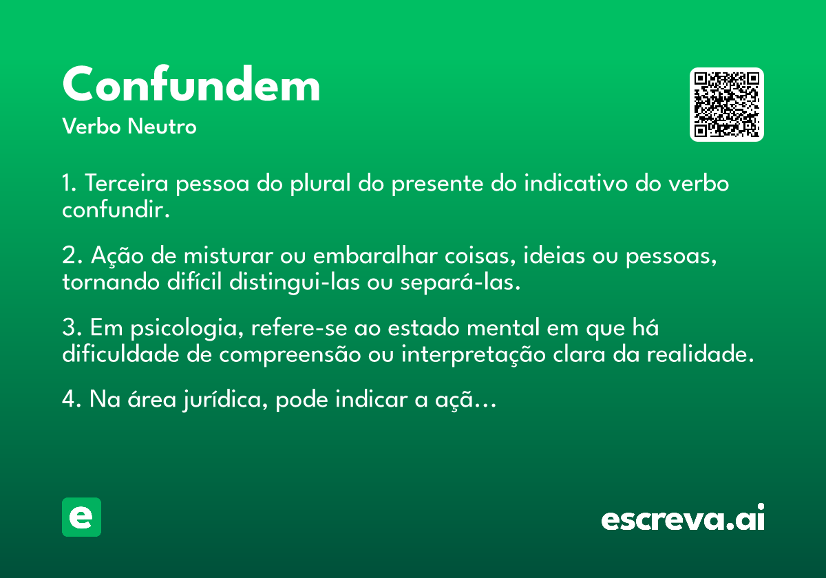 confundem