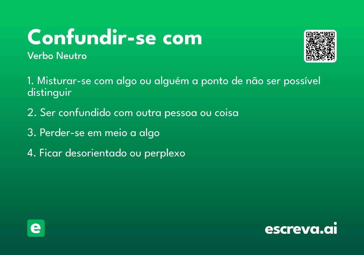 confundir-se com