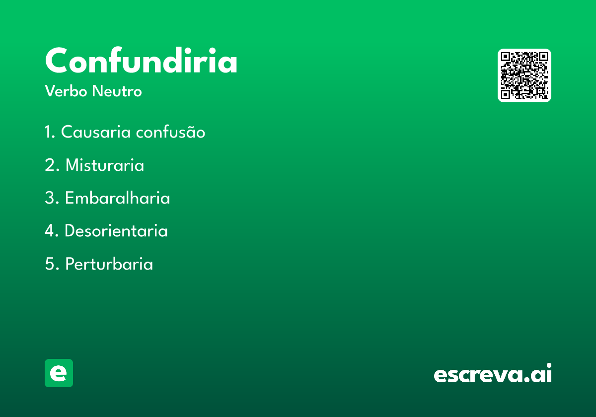 confundiria
