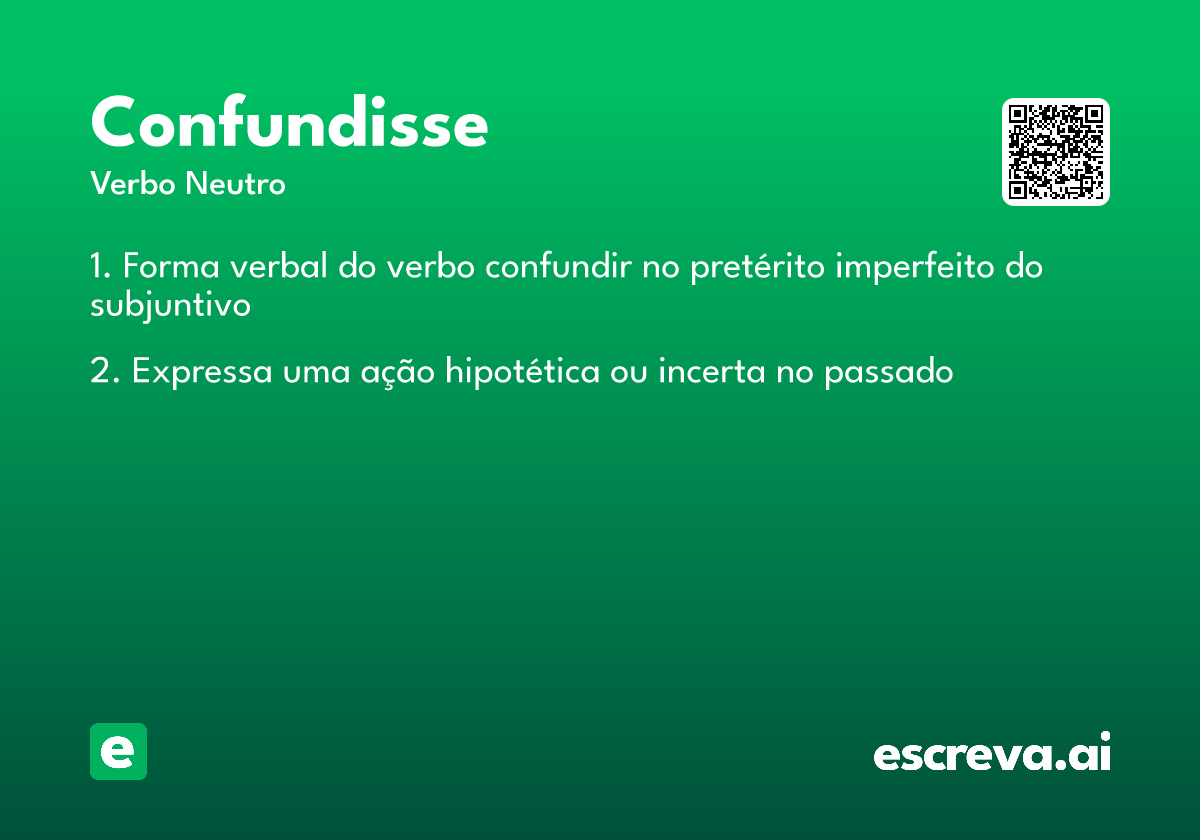 confundisse