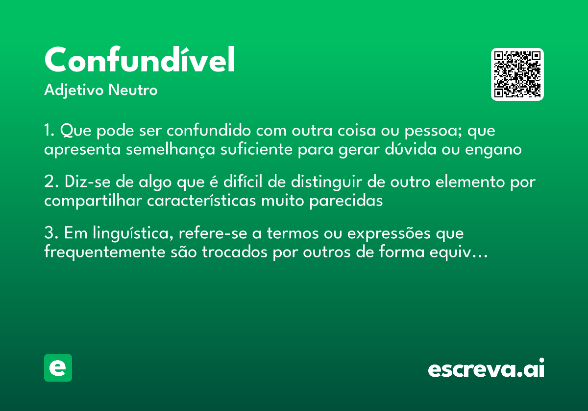 confundível