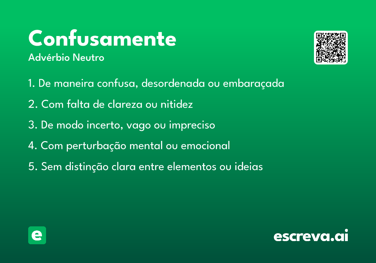 confusamente