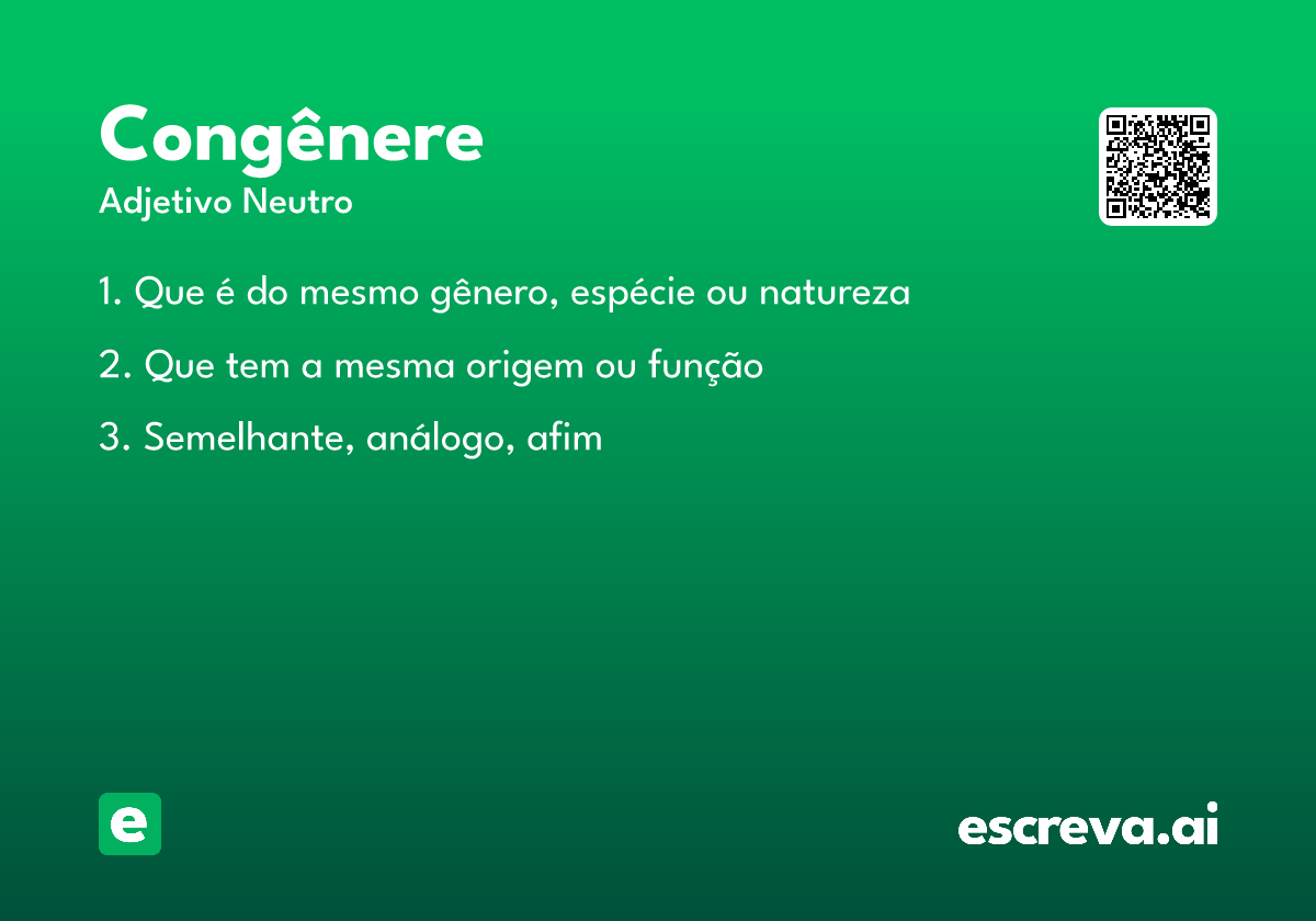 congênere