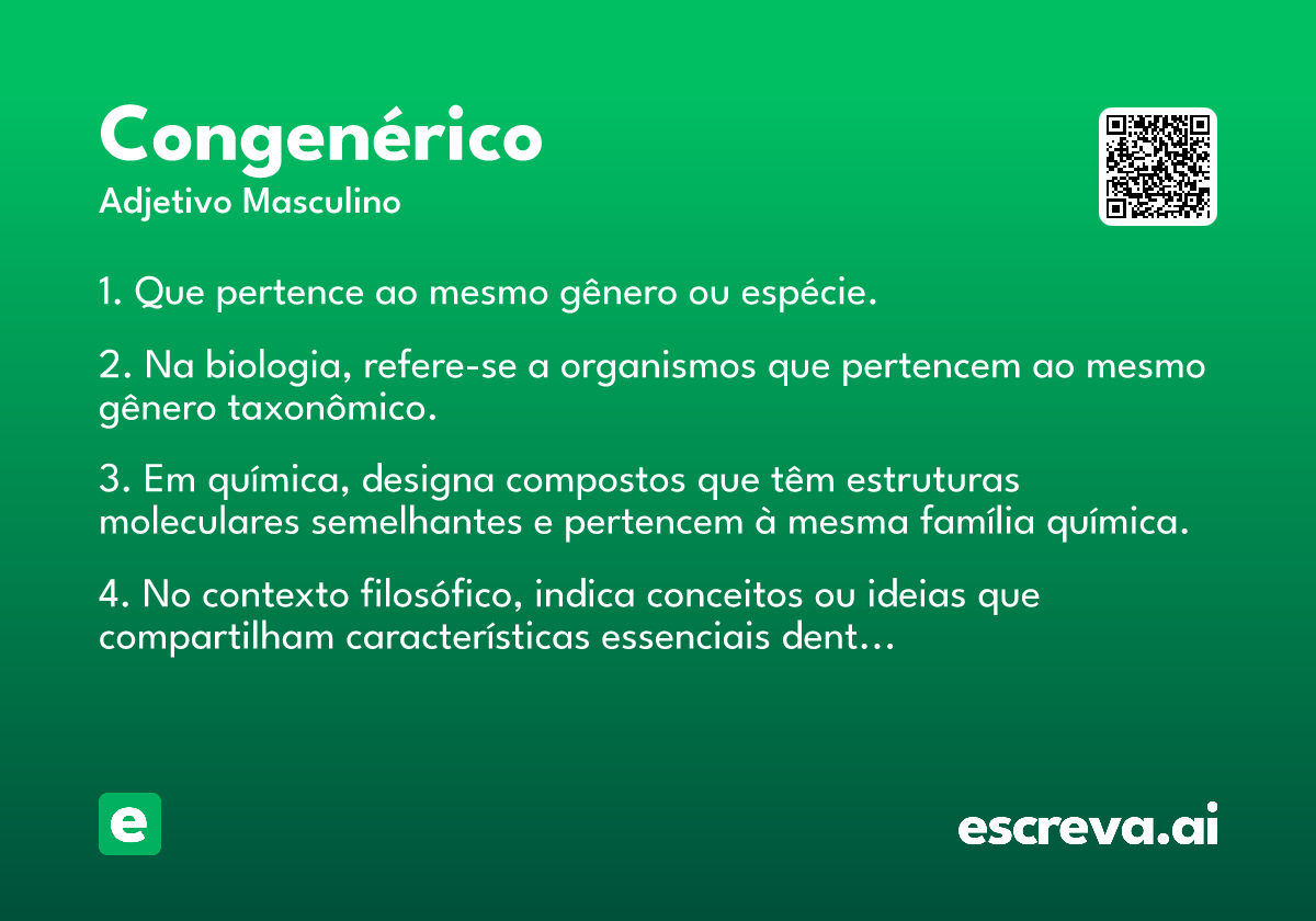 congenérico