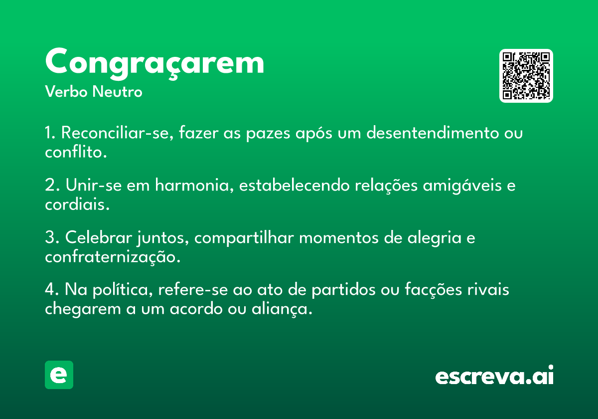 congraçarem