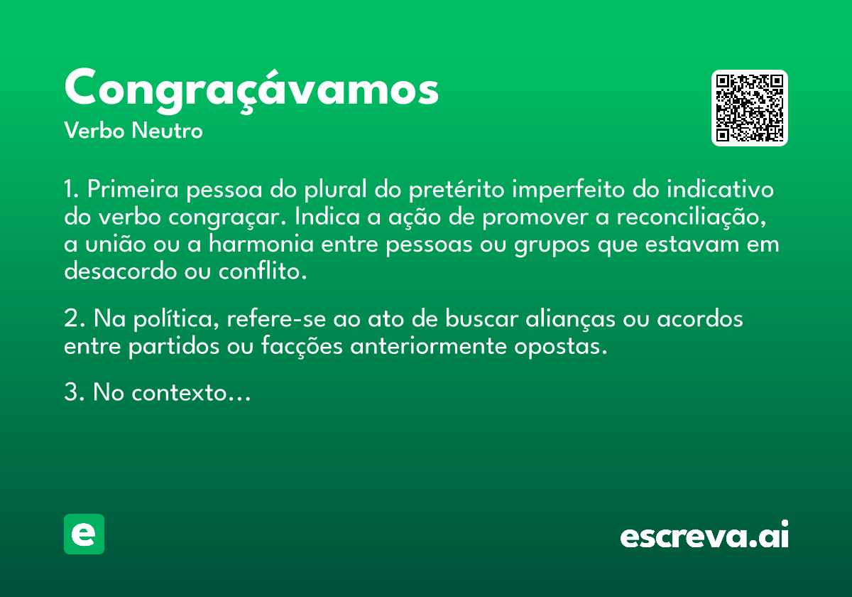 congraçávamos