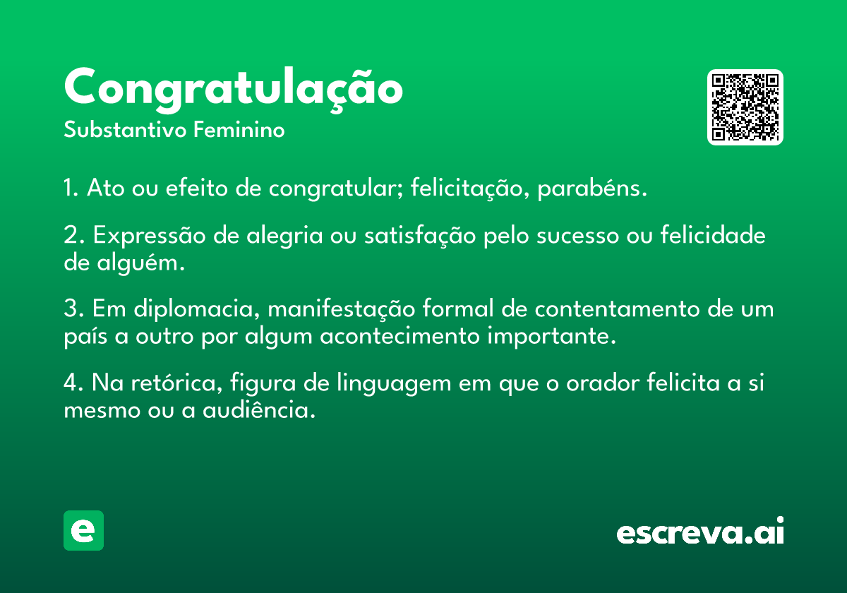 congratulação